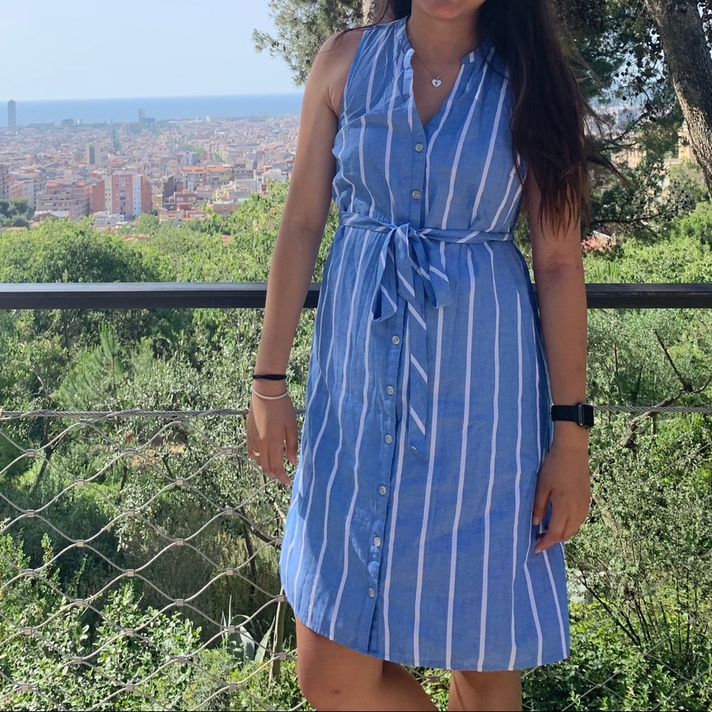 Target blue striped dress